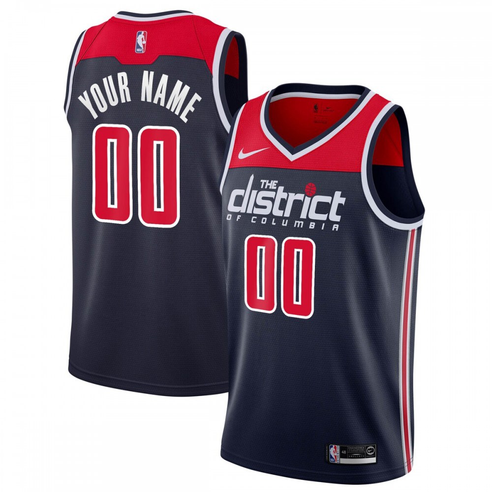 Washington Wizards 2019/20 Custom Swingman Jersey Navy - Statement Edition-Pro Kit Vault | Brand New 26/27 Sports Jerseys